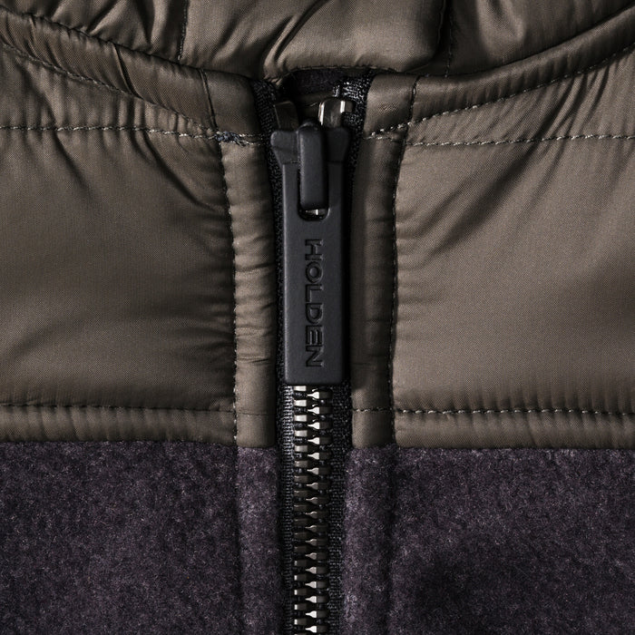 Holden Sherpa Hybrid Zip Up Hoodie - Women's Shadow
