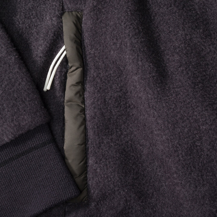 Holden Sherpa Hybrid Zip Up Hoodie - Women's Shadow