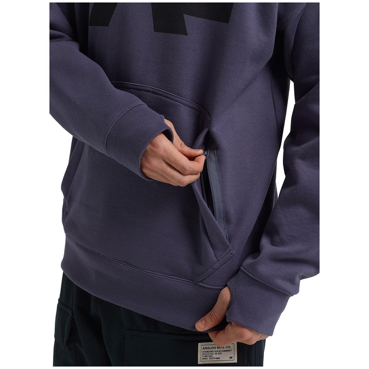 Analog Crux Pullover Hoodie GreyStone