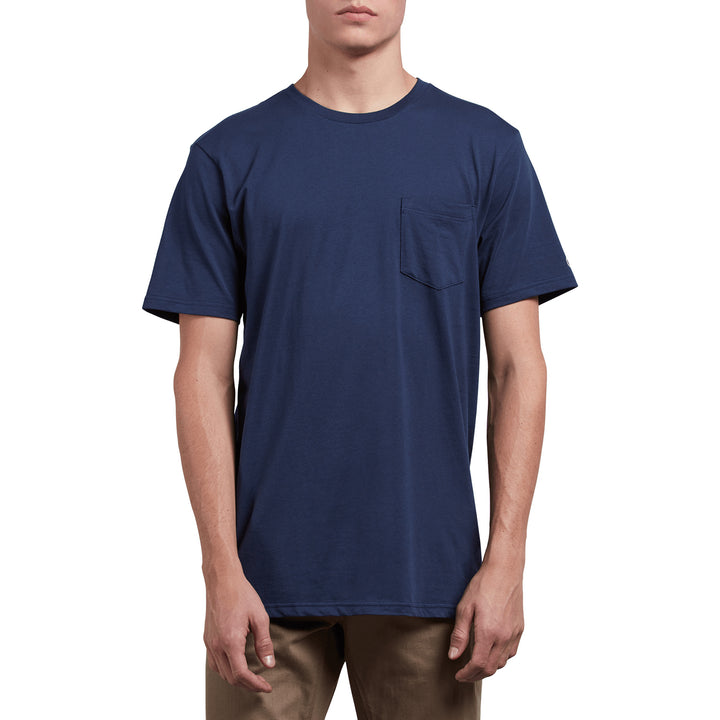 Volcom Solid Pocket T-Shirt Navy