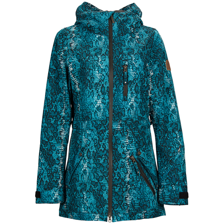 Nikita Hollyhock Jacket - Women's Teal Snakeskin