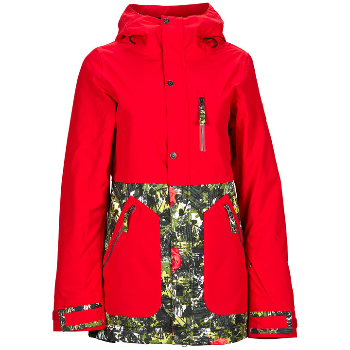 Nikita Sycamore Jacket - Women's Maraschino Cherry/Camo Pop
