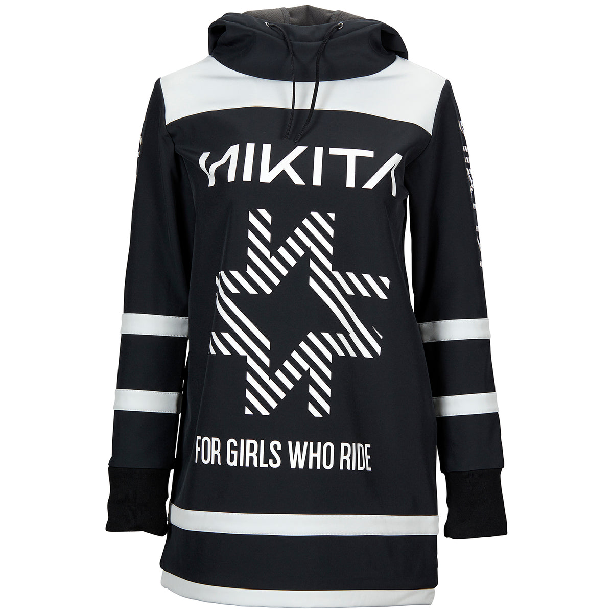 Nikita Radio Pull-Over Hoodie - Women's Black/White