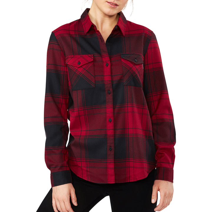 Dakine Noella Tech Flannel - Women's Chili Pepper