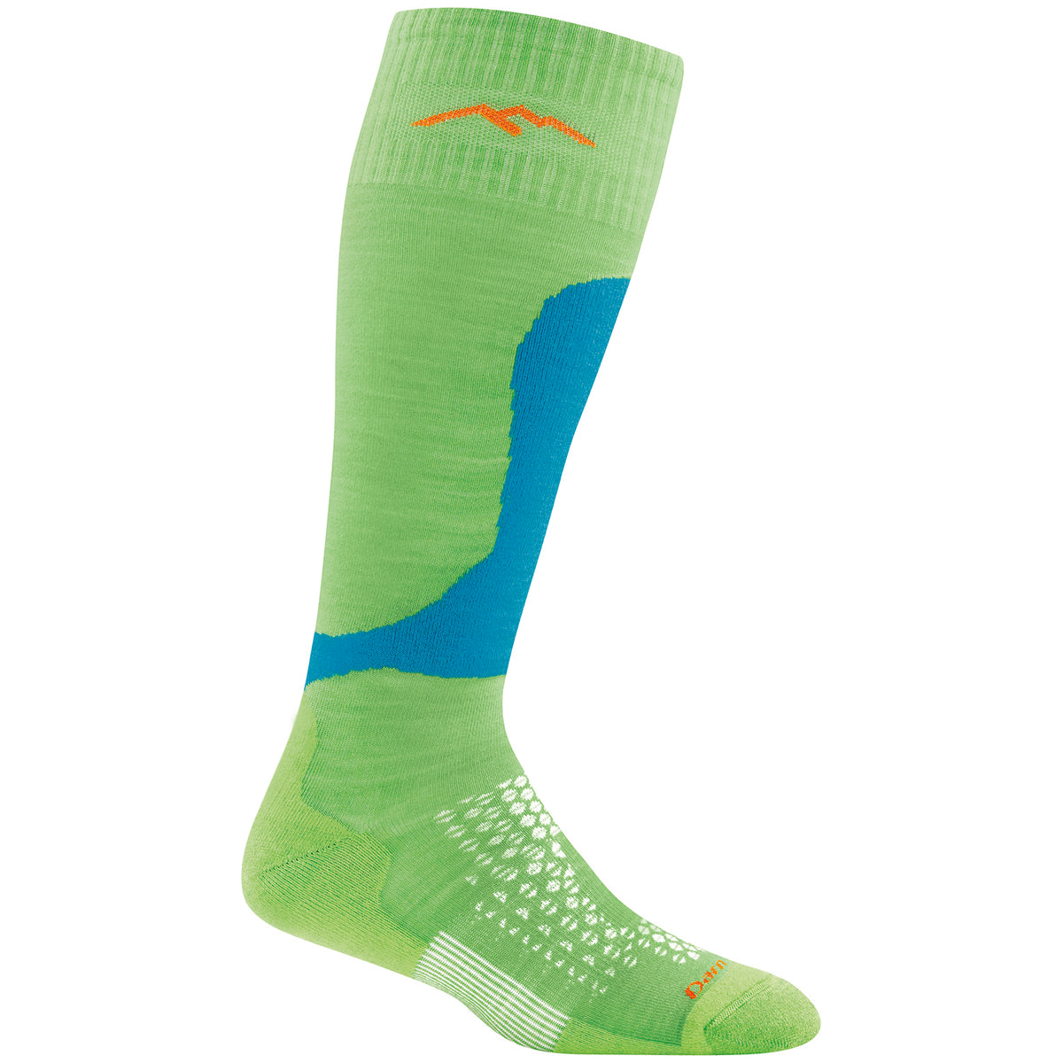 Darn Tough Fall Line Jr. Over-the-Calf Lightweight Cushion Socks - Big Kids' Green