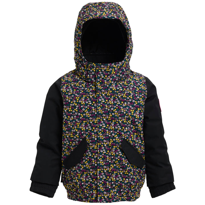 Burton Minishred Whiply Jacket - Little Girls' Forget Me Not/True Black