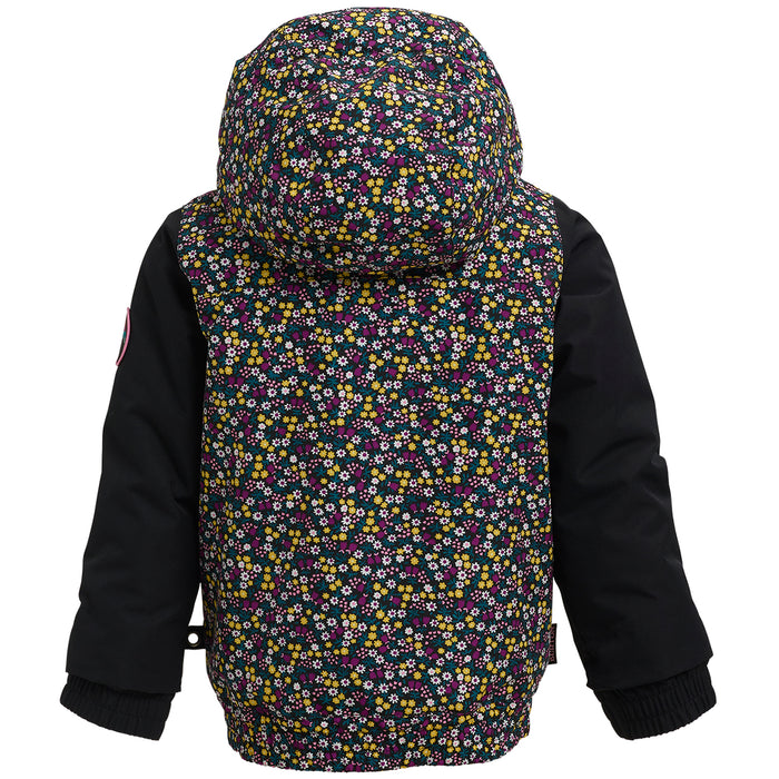 Burton Minishred Whiply Jacket - Little Girls' Forget Me Not/True Black