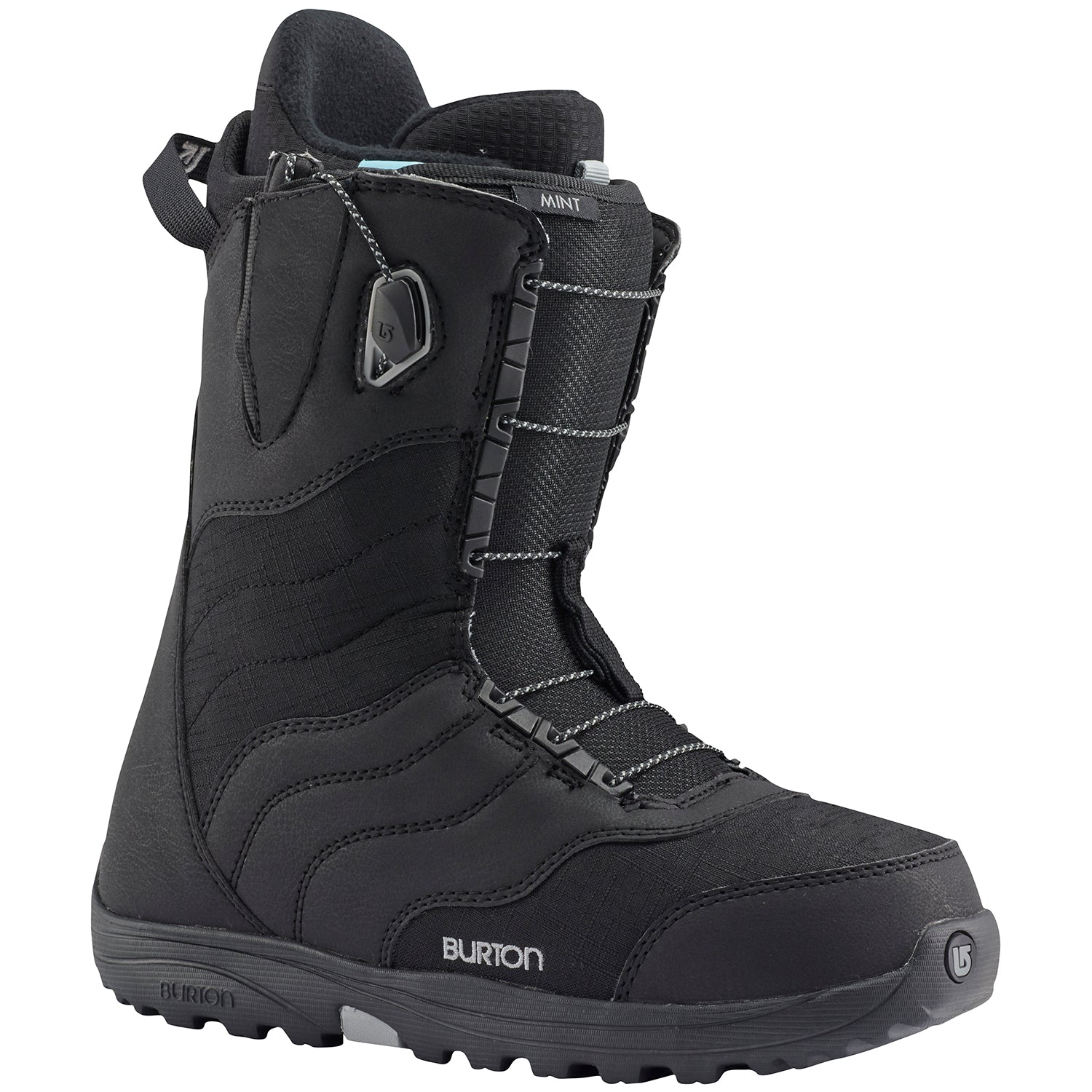 Burton Women's Mint Snowboard Boot, Black, 5.5