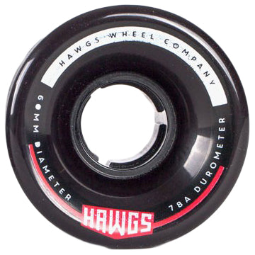 Hawgs Chubby 78a Longboard Wheels Black