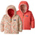 Patagonia Reversible Down Sweater Hoodie - Toddler Girls' Untamed Ditsy: Pink Opal