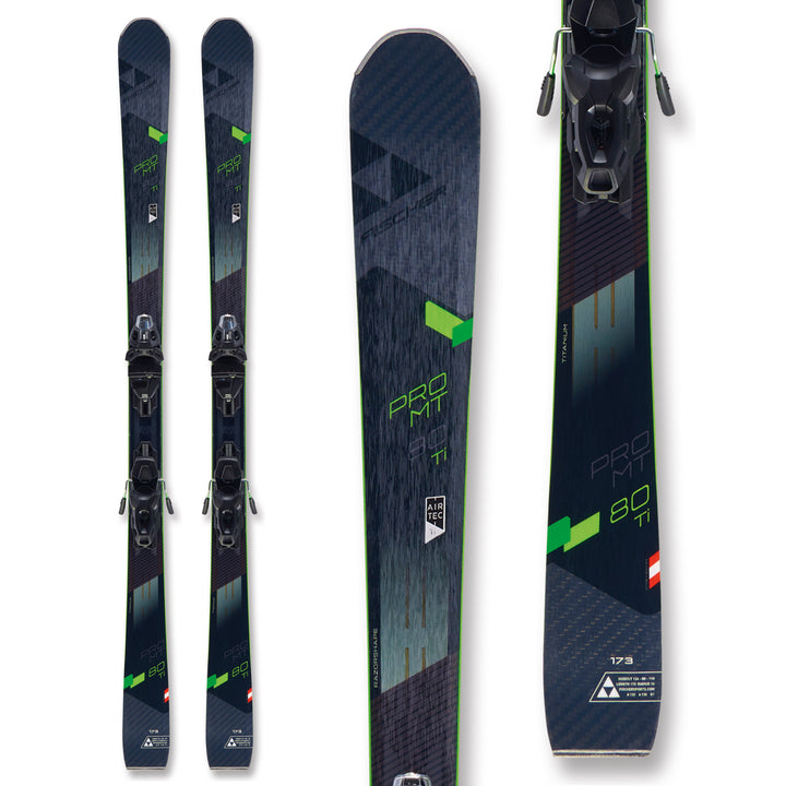 Fischer Pro MTN 80 Ti Skis + MBS 11 Powerrail Bindings 2019