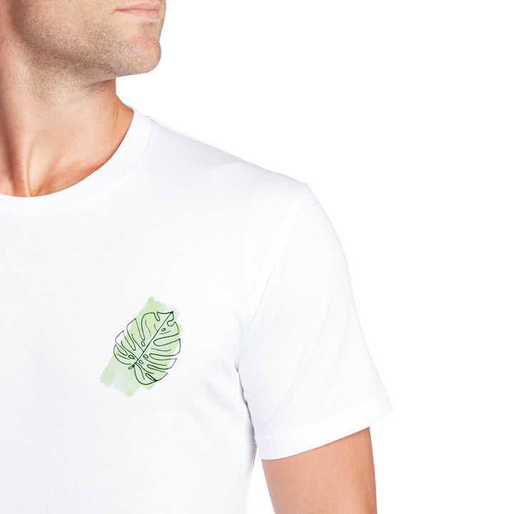 evo Leaf T-Shirt White