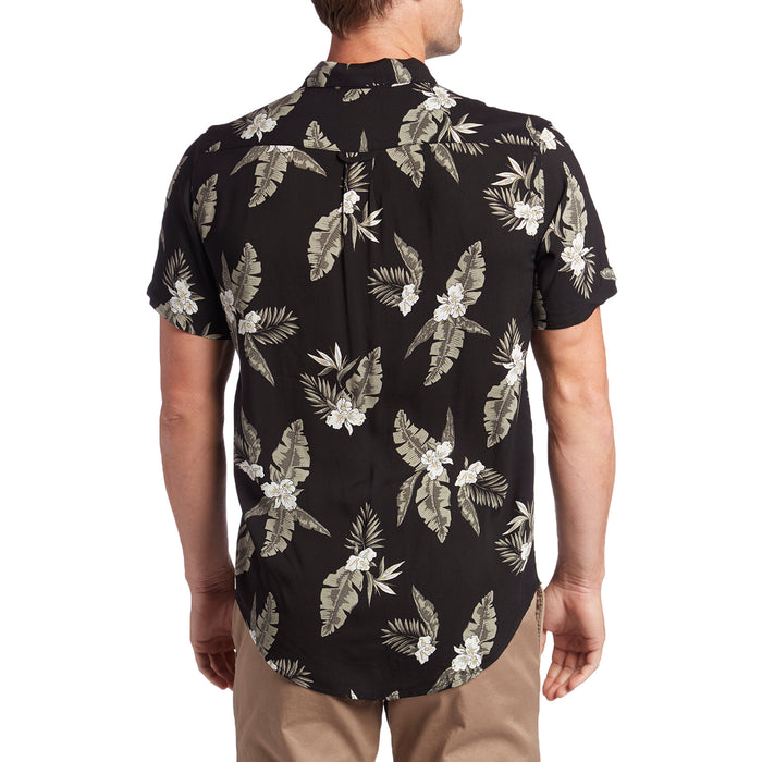 Rhythm Havana Short-Sleeve Shirt Vintage Black