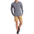 evo Ballard Active Henley Long-Sleeve T-Shirt Charcoal