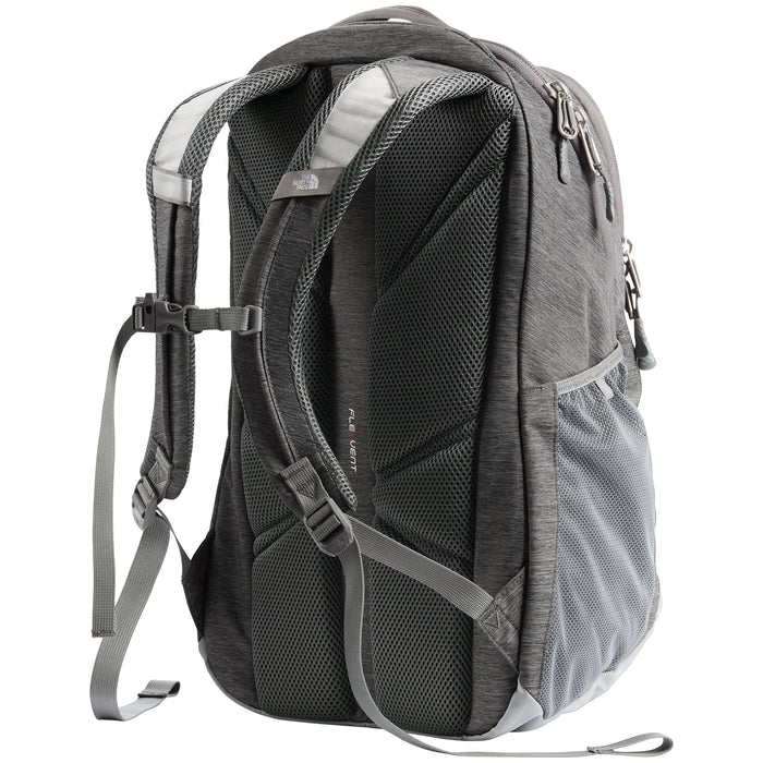 The North Face Jester Backpack - Women's Zinc Grey Light Heather/Kokomo Green
