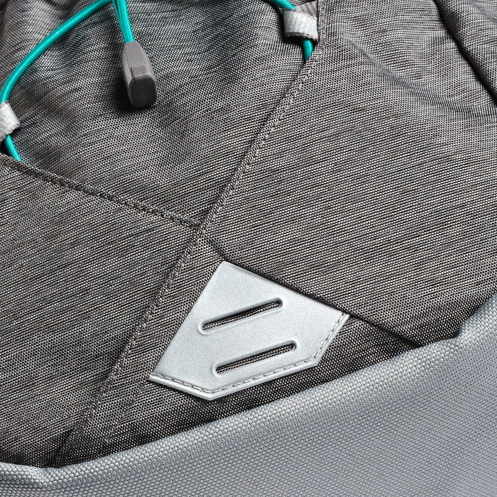 The North Face Jester Backpack - Women's Zinc Grey Light Heather/Kokomo Green