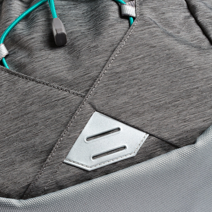 The North Face Jester Backpack - Women's Zinc Grey Light Heather/Kokomo Green