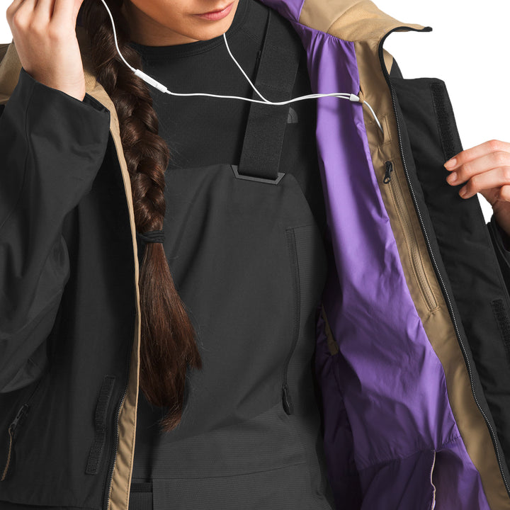 The North Face Kras Jacket - Women's Kelp Tan/TNF Black
