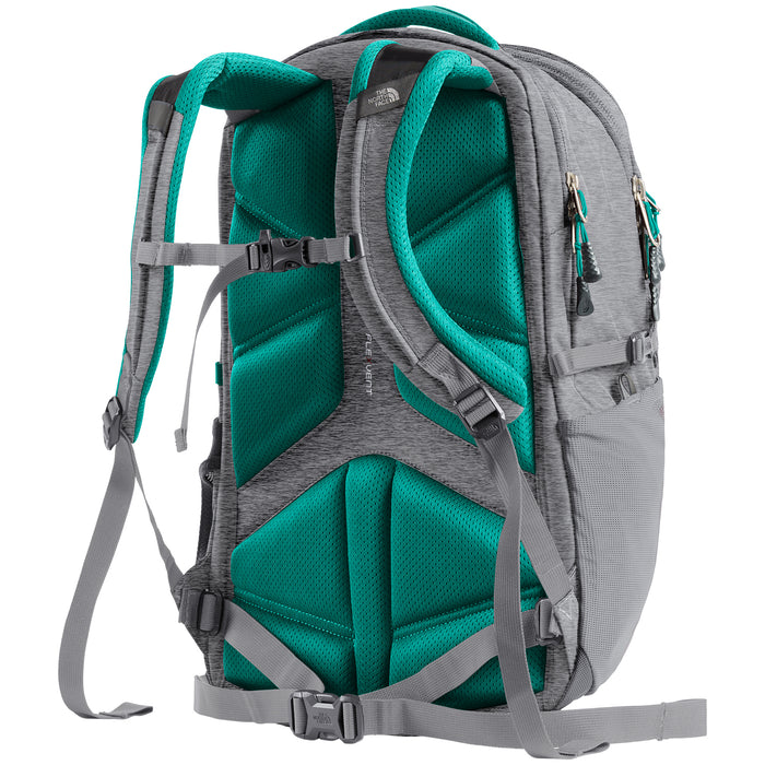 The North Face Borealis Backpack - Women's Zinc Grey Light Heather/Kokomo Green