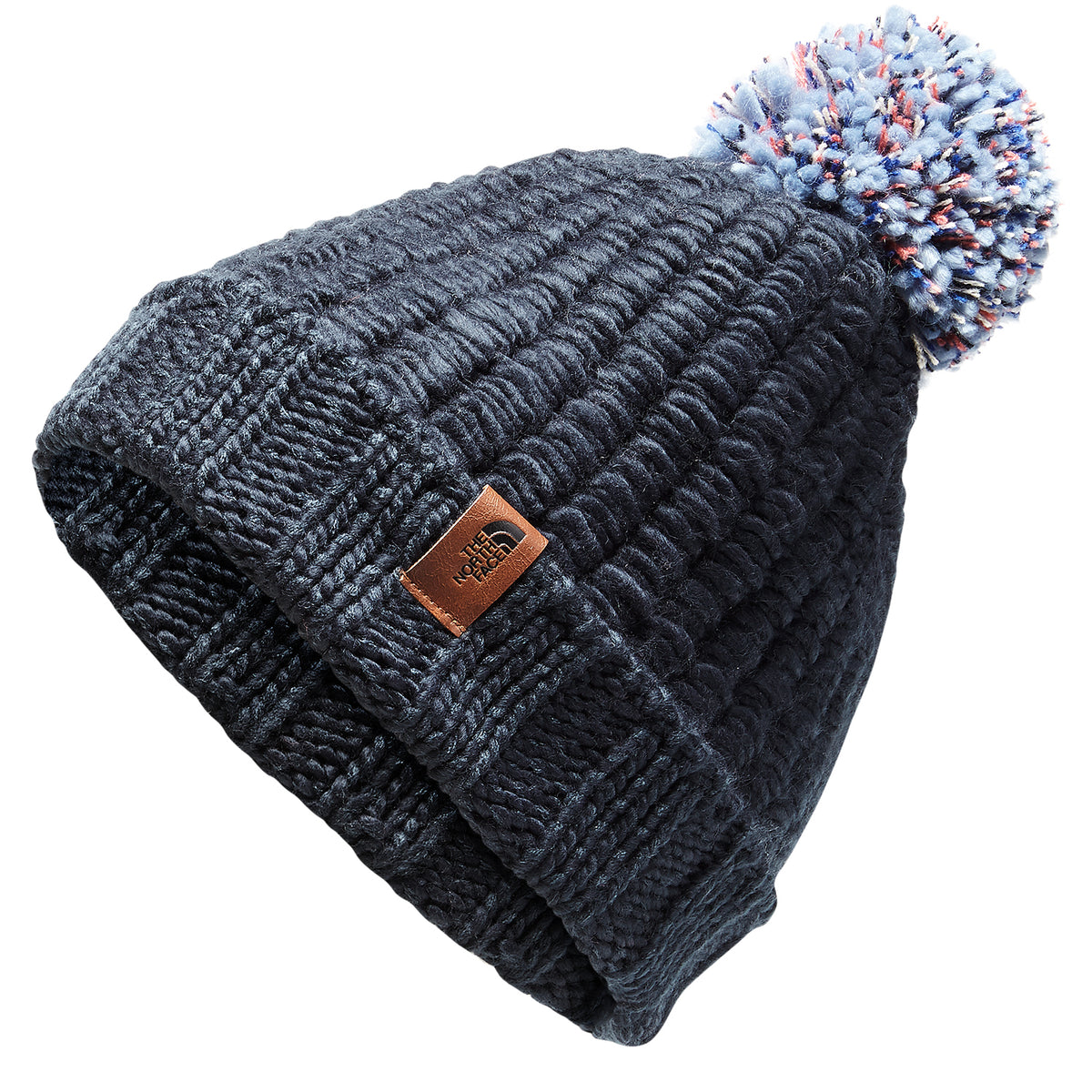 The North Face Cozy Chunky Beanie - Women's Urban Navy/Faded Rose Multi