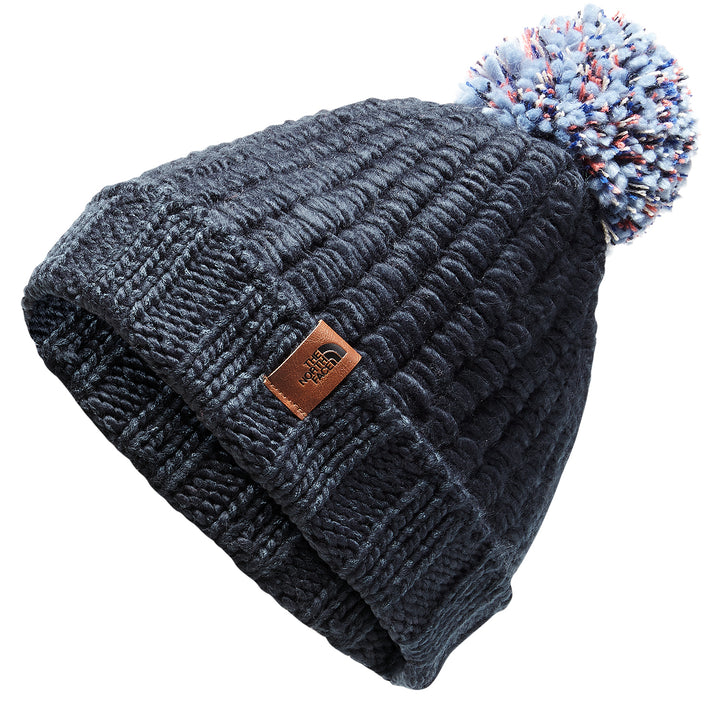 The North Face Cozy Chunky Beanie - Women's Urban Navy/Faded Rose Multi