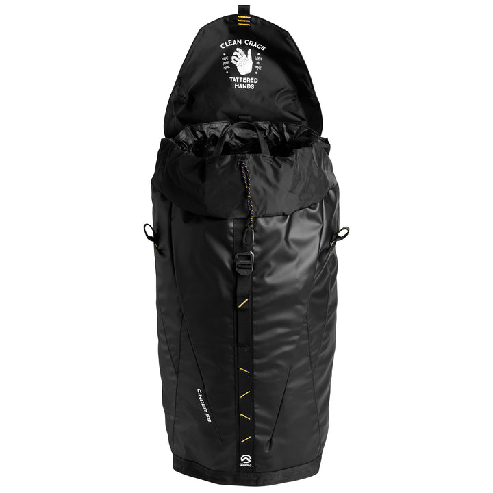 The North Face Cinder 55L Backpack TNF Black/Canary Yellow