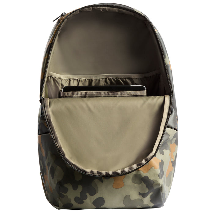 The North Face BTTFB Backpack New Taupe Green Macrofleck Print/TNF Black