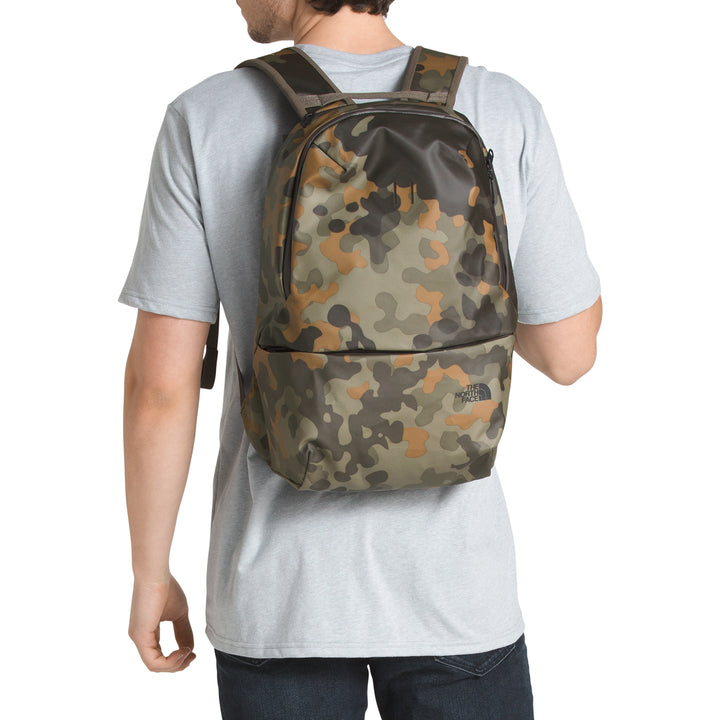 The North Face BTTFB Backpack New Taupe Green Macrofleck Print/TNF Black