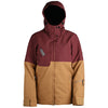 Burgundy/Camel