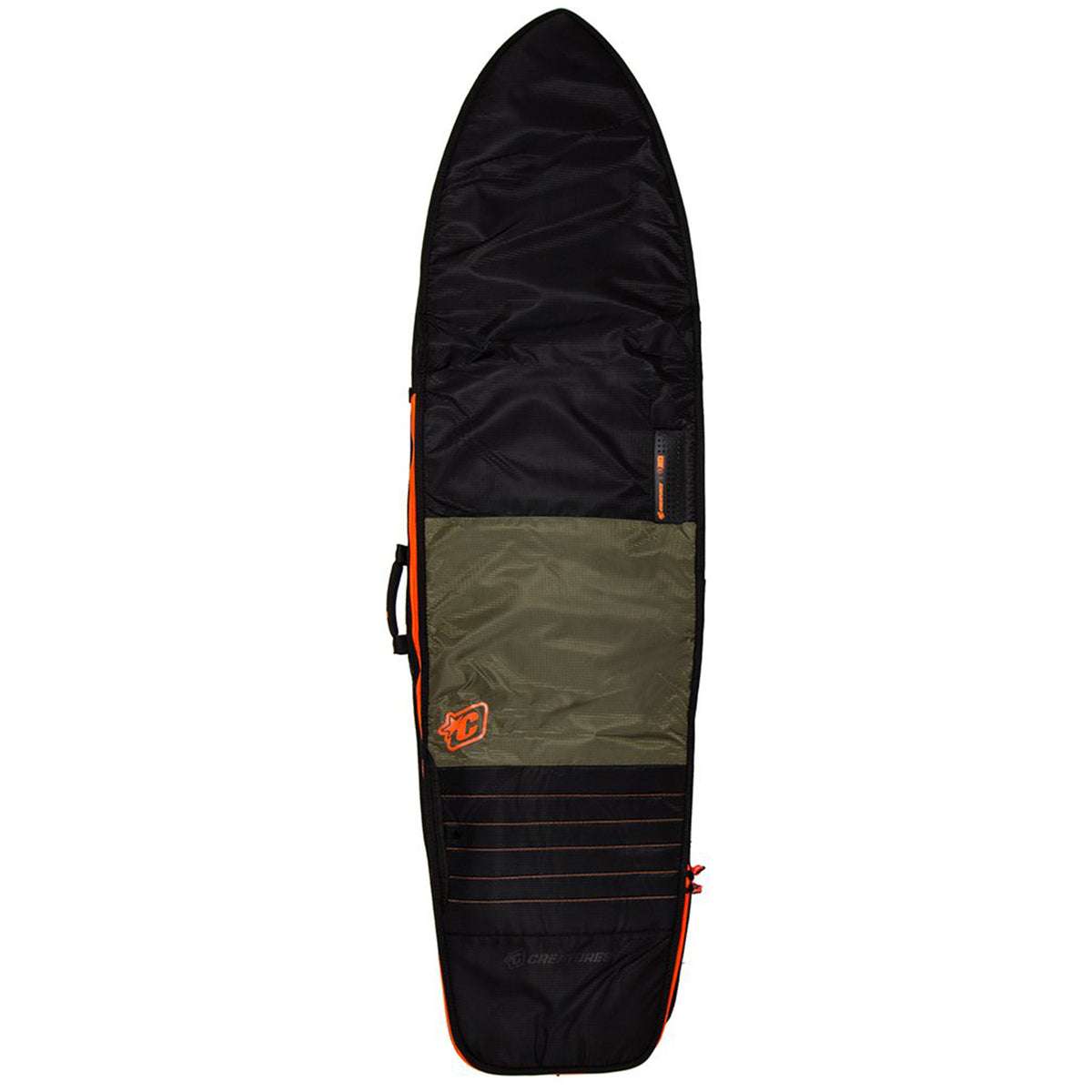 Creatures of Leisure Fish Travel Sufboard Bag Army Orange