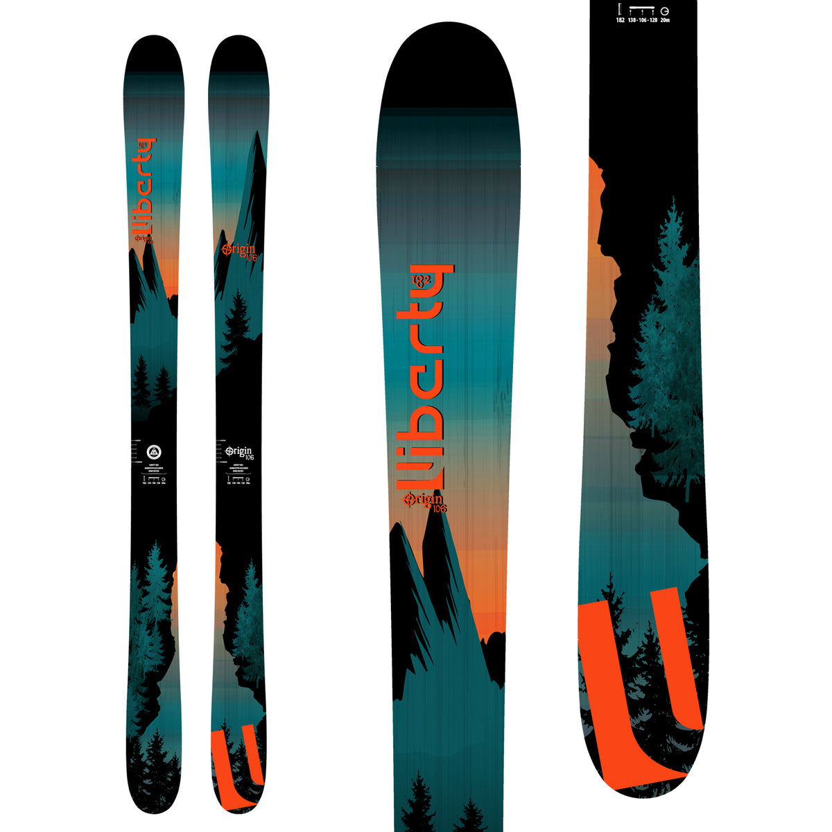 Liberty Origin 106 Skis 2019