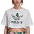 Adidas Crop T-Shirt - Women's White