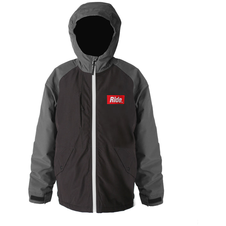 Ride Newcastle Jacket - Boys' Black/Charcoal Melange