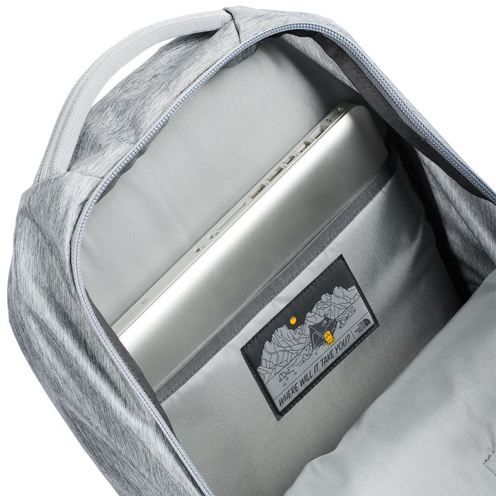 The North Face Vault Backpack Mid Grey Dark Heather/TNF Black
