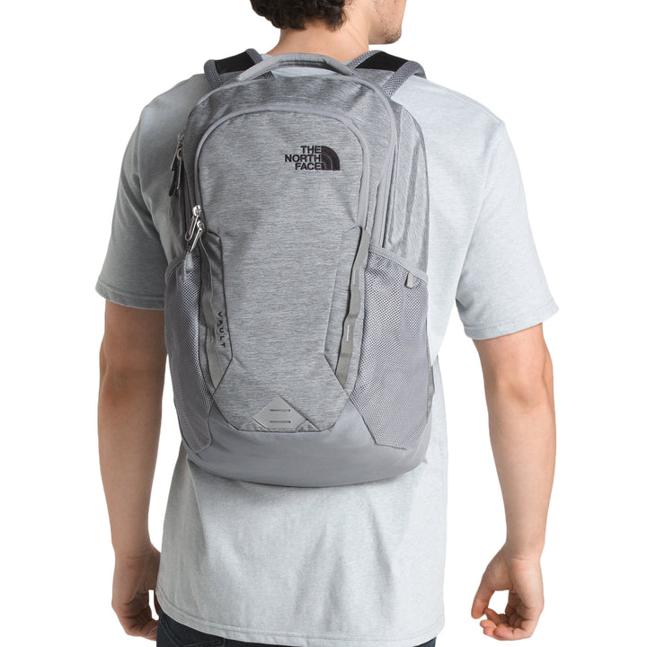 The North Face Vault Backpack Mid Grey Dark Heather/TNF Black