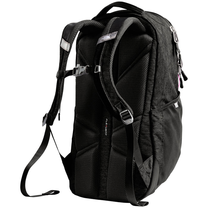 The North Face Vault Backpack - Women's Asphalt Grey Dark Heather/Dramatic Plum