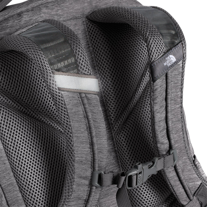 The North Face Vault Backpack - Women's Asphalt Grey Dark Heather/Dramatic Plum