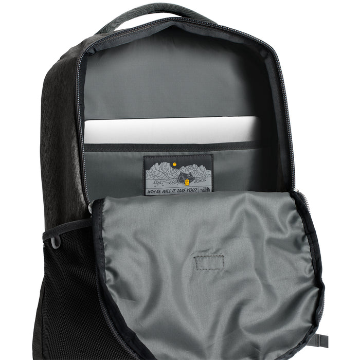 The North Face Vault Backpack - Women's Asphalt Grey Dark Heather/Dramatic Plum