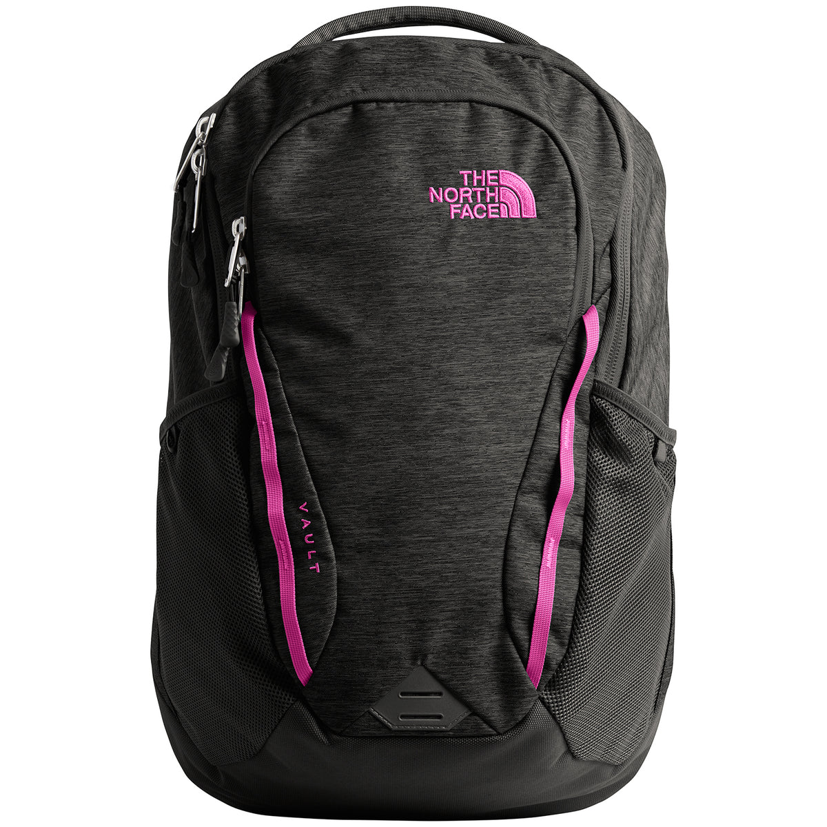 The North Face Vault Backpack - Women's Asphalt Grey Dark Heather/Dramatic Plum