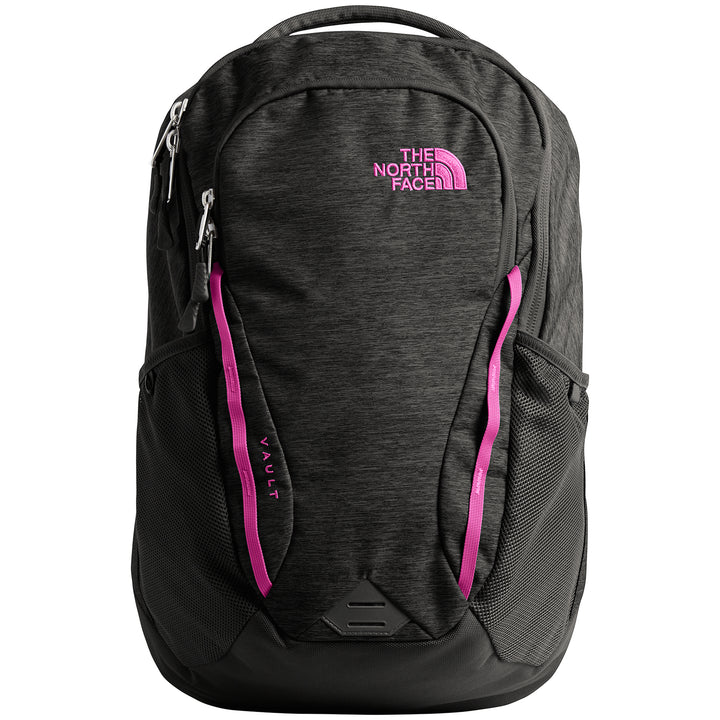 The North Face Vault Backpack - Women's Asphalt Grey Dark Heather/Dramatic Plum