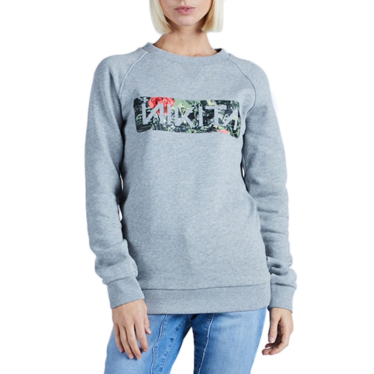 Nikita Backstage Crewneck Sweatshirt - Women's Athletic Heather Grey