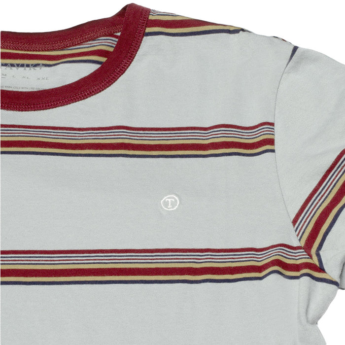 Tavik Norton Shirt Quarry Gray Stripe