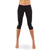 MONS ROYALE Alagna 3/4 Leggings - Women's Black/Grey Marl