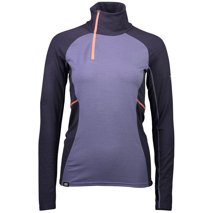 MONS ROYALE Olympus 3.0 Half Zip Top - Women's 9 Iron/Stone