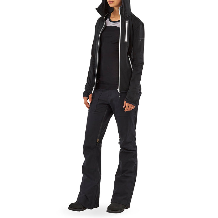 MONS ROYALE Approach Tech Mid Hoodie - Women's Black
