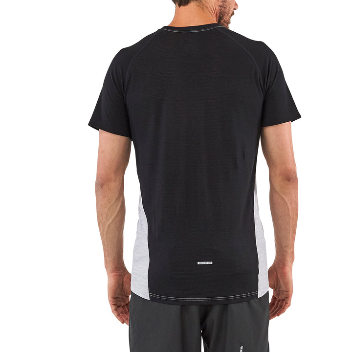 MONS ROYALE Temple Tech T-Shirt Black/Grey Marl