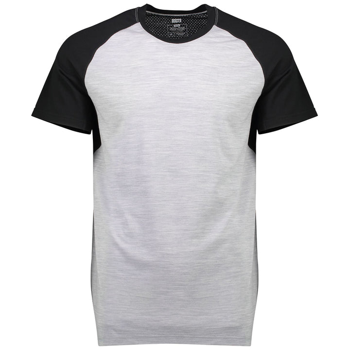 MONS ROYALE Temple Tech T-Shirt Black/Grey Marl