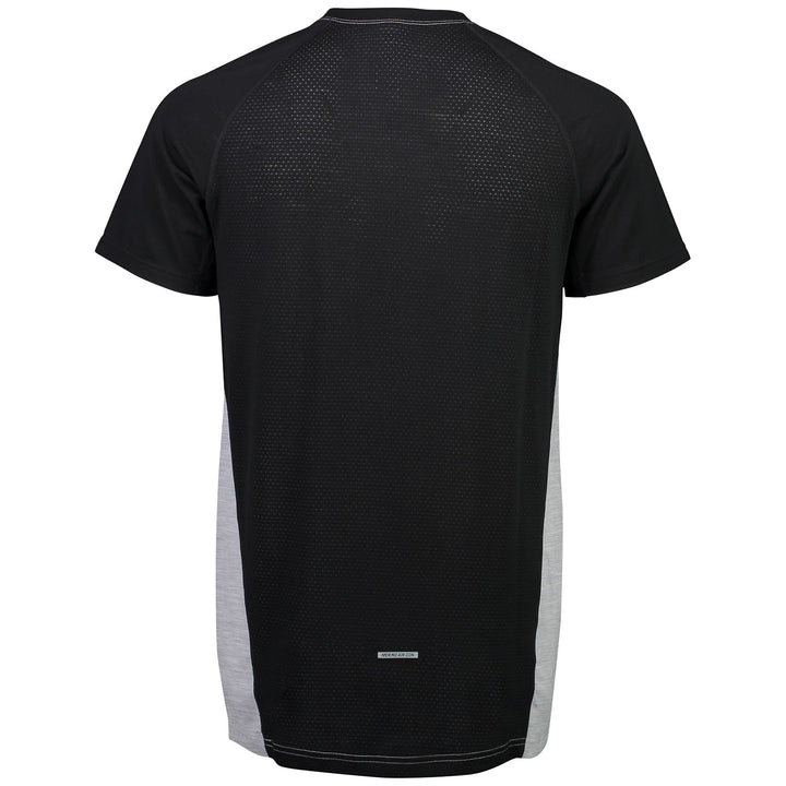MONS ROYALE Temple Tech T-Shirt Black/Grey Marl