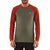 MONS ROYALE Icon Raglan Long-Sleeve Shirt Clay/Olive