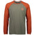 MONS ROYALE Icon Raglan Long-Sleeve Shirt Clay/Olive